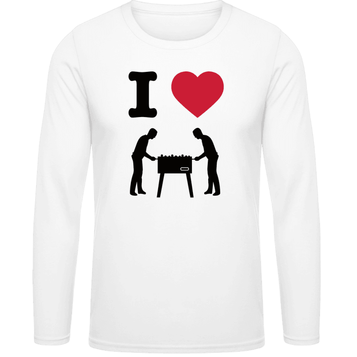 I Love Table Football T-shirt à manches longues contain pic
