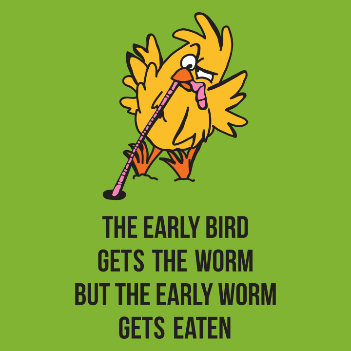 The Early Bird vs. The Early Worm Långärmad skjorta 0 image