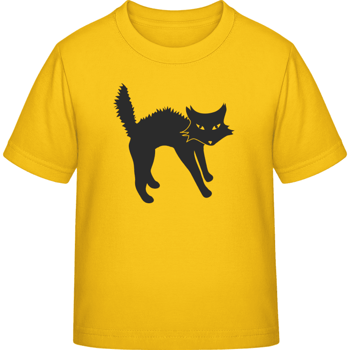 Angry Cat Illustration Kids T-shirt 0 image