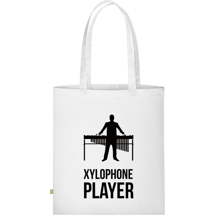 Xylophone Player Silhouette Stoffen tas contain pic