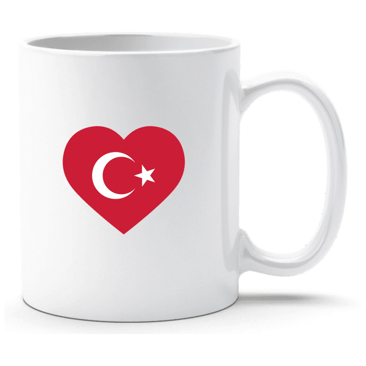 Turkey Heart Flag Taza contain pic