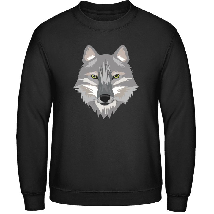 Wolf Face Sweatshirt 0 image