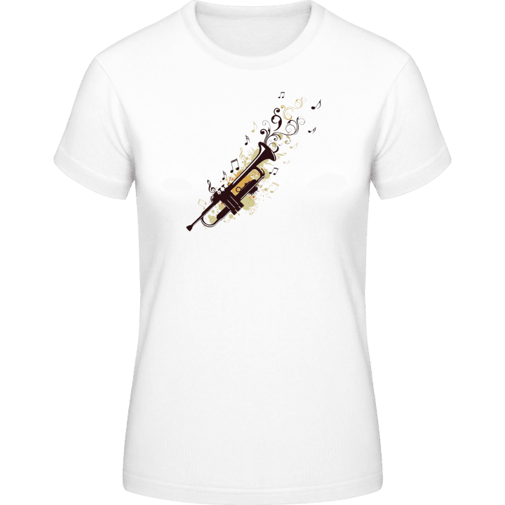 Trumpet Stylish Vrouwen T-shirt contain pic