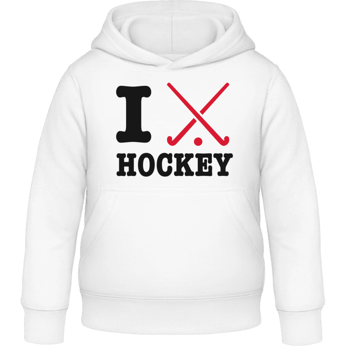 I Heart Field Hockey Sweat à capuche pour enfants contain pic