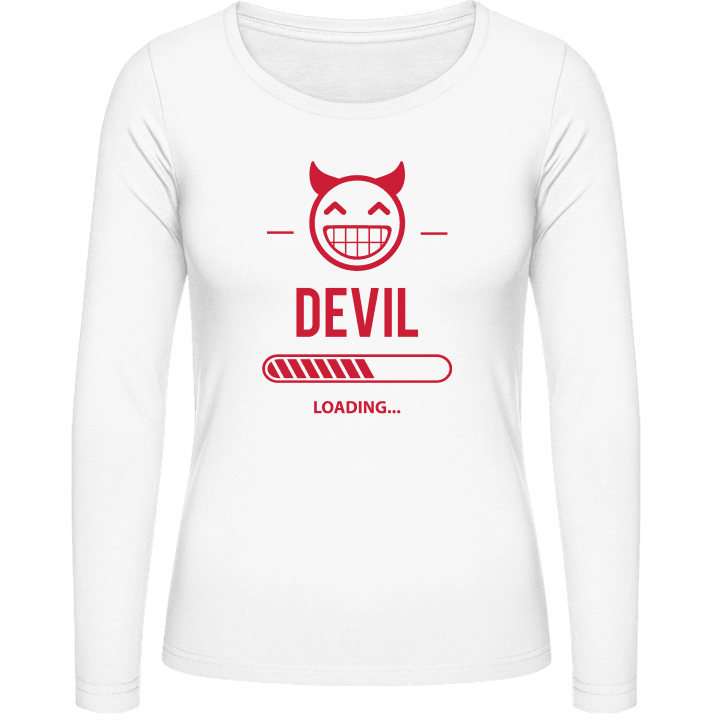Devil Loading Kvinnor långärmad skjorta contain pic