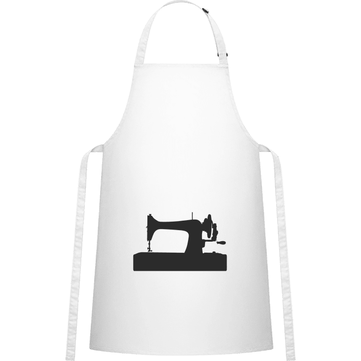 Sewing Machine Silhouette Kitchen Apron contain pic