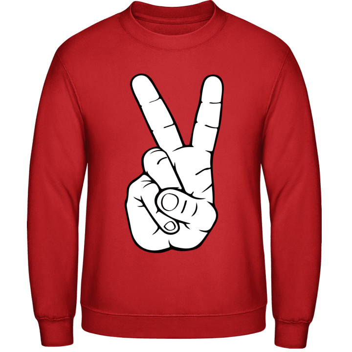 Victory Sign Sweatshirt contain pic