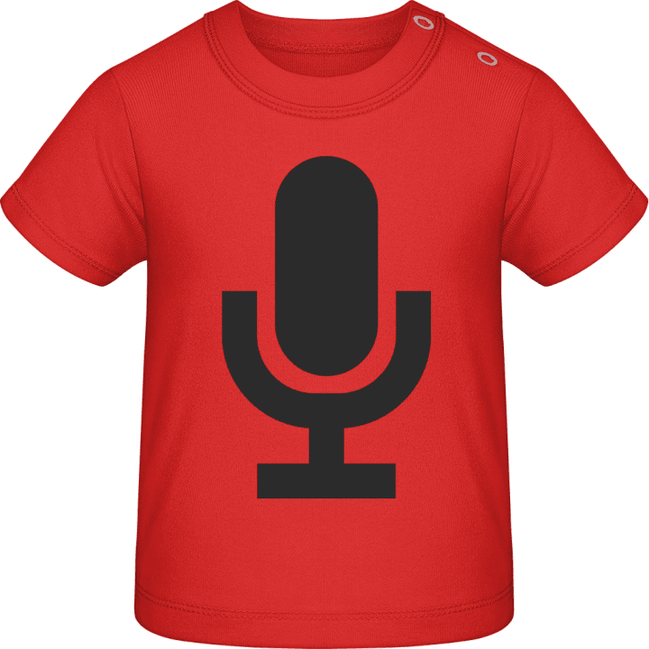 Microphone T-shirt bébé contain pic