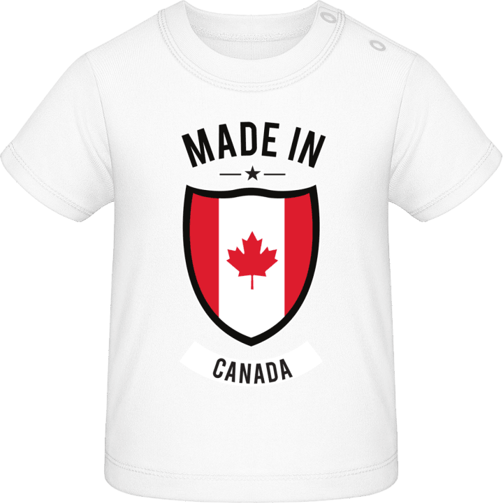 Made in Canada Camiseta de bebé contain pic
