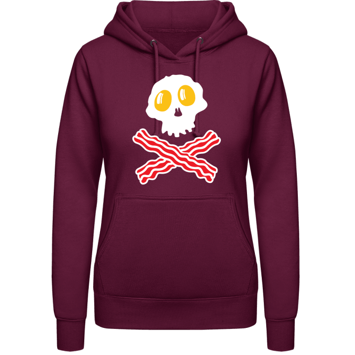 Fried Egg Skull Women Hoodie contain pic