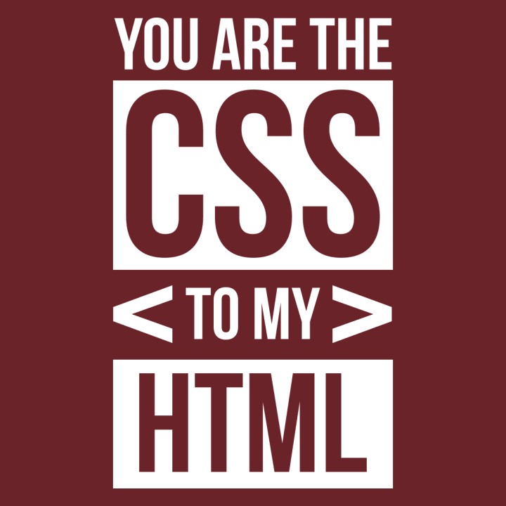 You Are The CSS To My HTML Langermet skjorte for kvinner 0 image