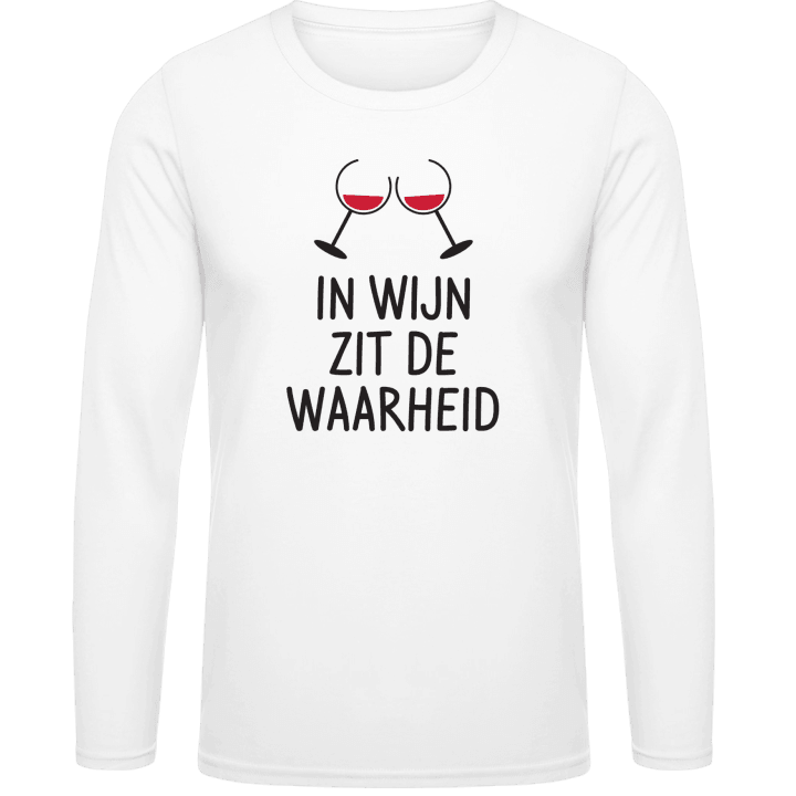 In Wijn Zit De Waarheid T-shirt à manches longues contain pic