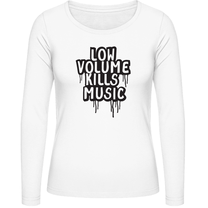Low Volume Kills Music T-shirt à manches longues pour femmes contain pic