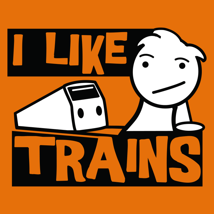 I Like Trains Genser for kvinner 0 image