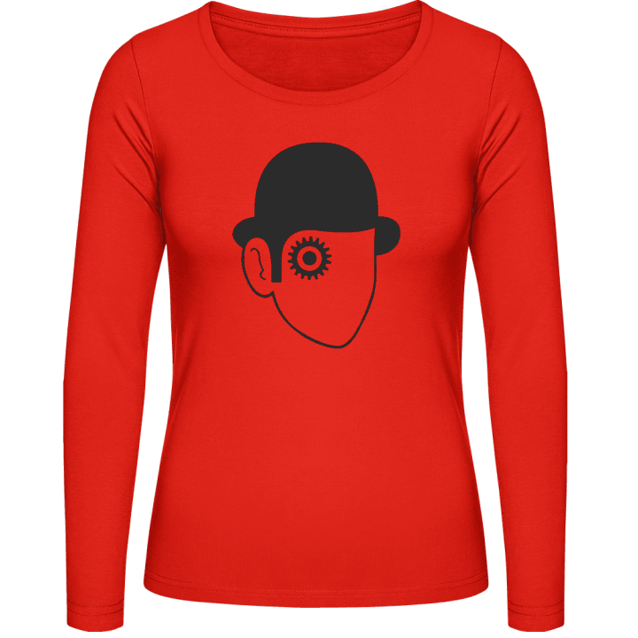 Clockwork Orange Head Langærmet skjorte til kvinder 0 image