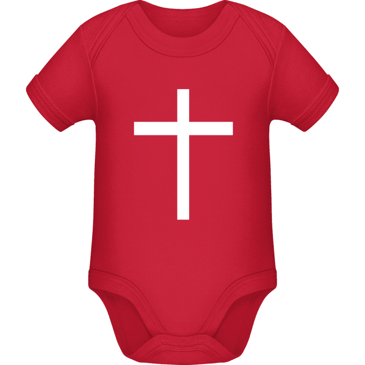 Cross Symbol Baby Romper contain pic