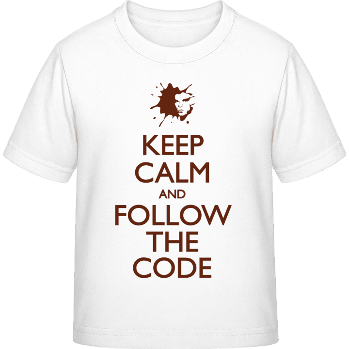 Keep Calm and Follow the Code T-shirt för barn 0 image