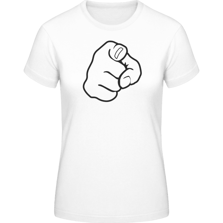 You Finger T-skjorte for kvinner contain pic