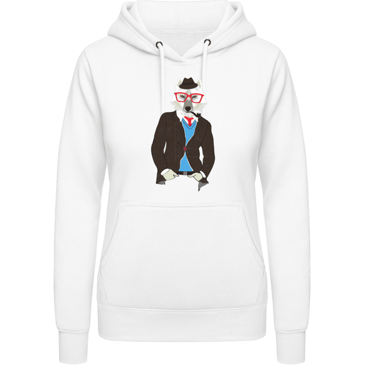 Hipster White Wolf Vrouwen Hoodie 0 image