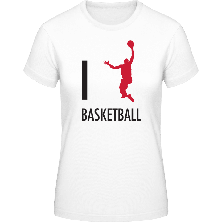 I Love Basketball T-skjorte for kvinner 0 image