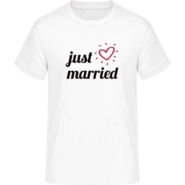 Just Married Heart T-Shirt contain pic
