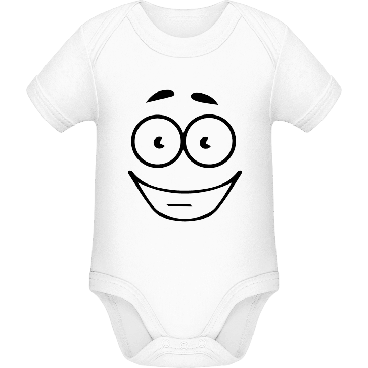 Happy Face Character Baby romper kostym contain pic