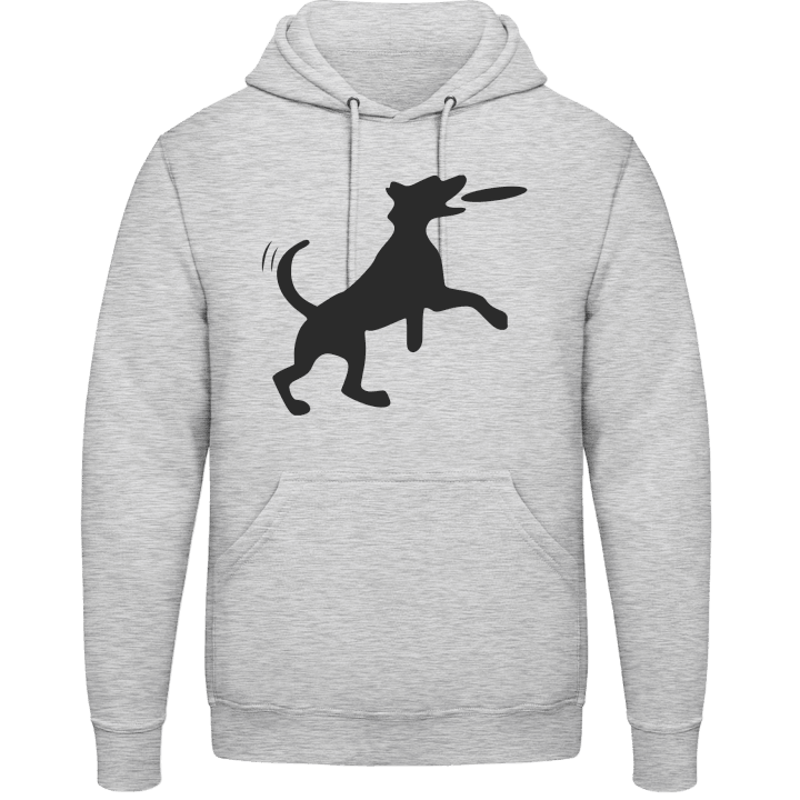 Dog Catches Frisbee Hoodie 0 image