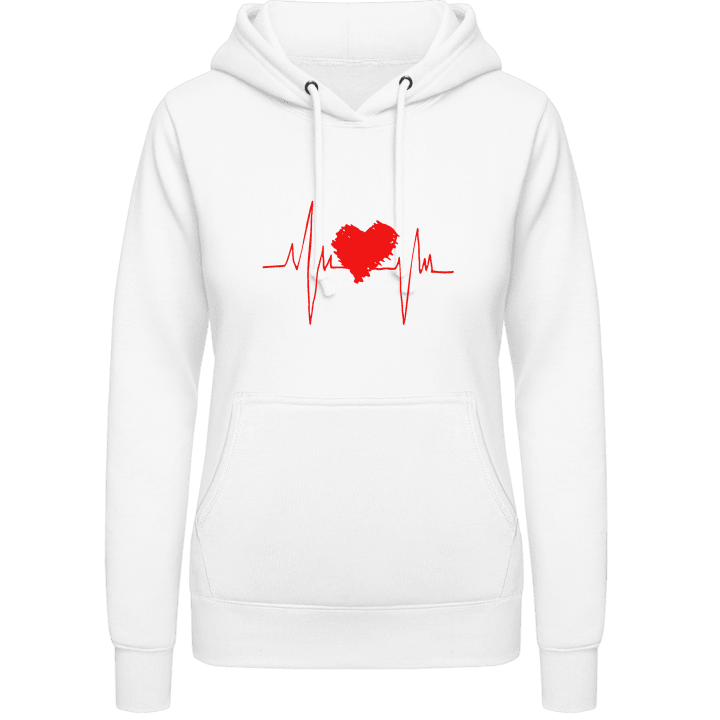 Heartbeat Logo Vrouwen Hoodie contain pic