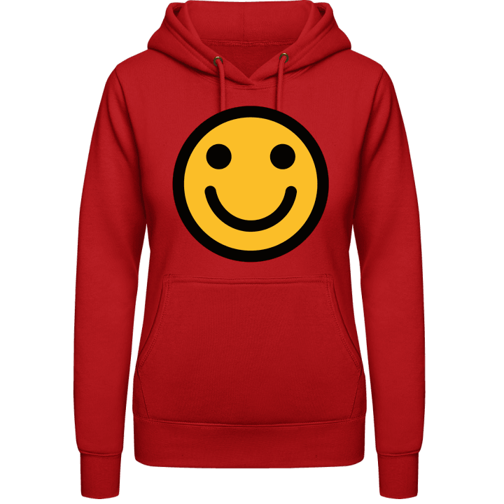 Happy Emoticon Hoodie för kvinnor contain pic