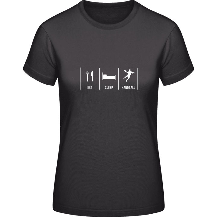 Eat Sleep Handball Vrouwen T-shirt contain pic