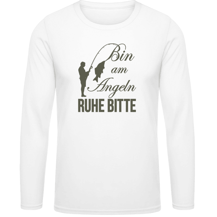 Bin am Angeln Ruhe bitte T-shirt à manches longues contain pic