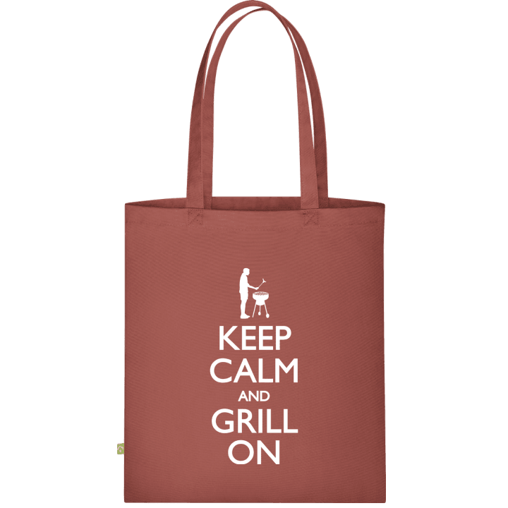 Keep Calm and Grill on Väska av tyg contain pic
