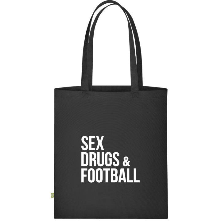Sex Drugs and Football Stofftasche contain pic