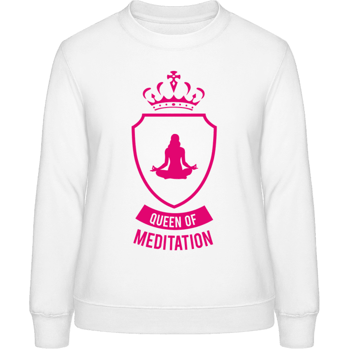 Queen of Meditation Sweatshirt för kvinnor contain pic