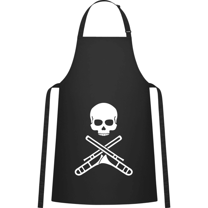 Trombonist Skull Förkläde för matlagning contain pic