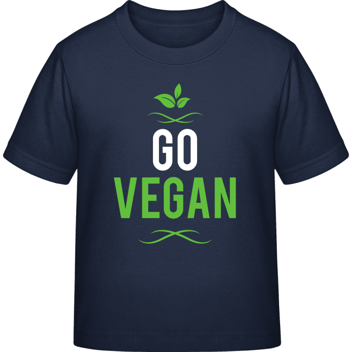 Go Vegan T-shirt för barn contain pic