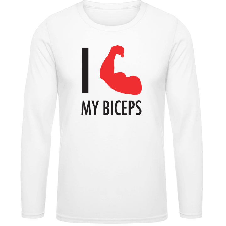 I Love My Biceps Long Sleeve Shirt contain pic