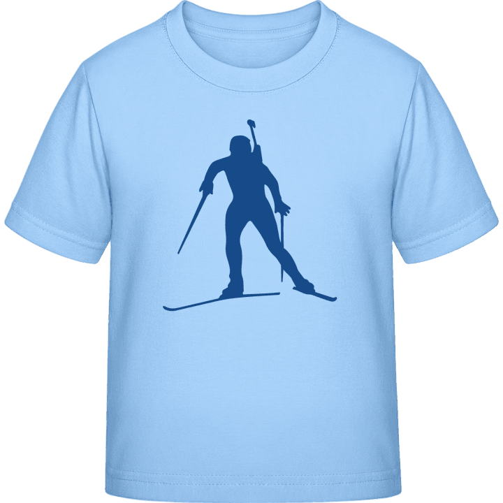 Biathlon T-skjorte for barn contain pic