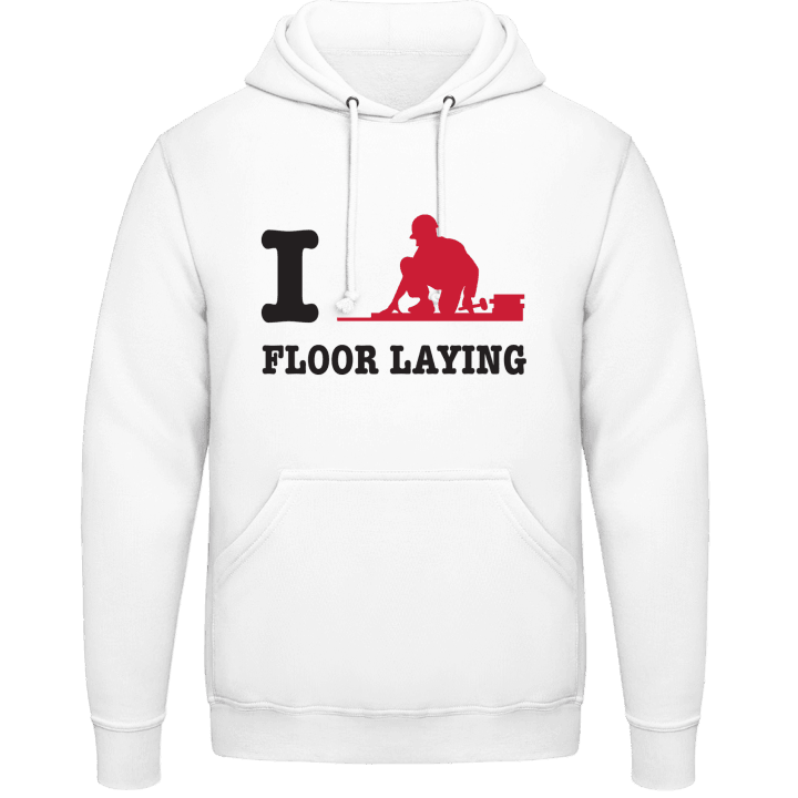 I Love Floor Laying Sweat à capuche contain pic