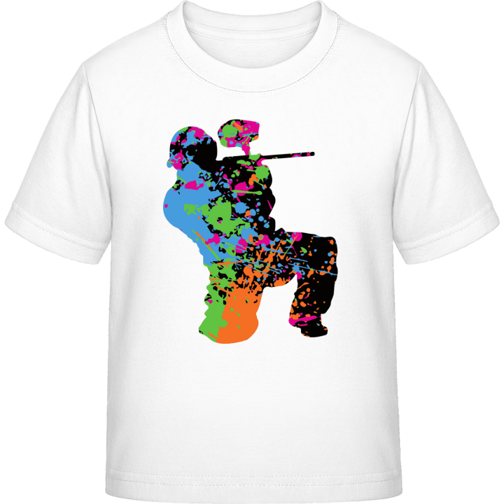 Paintballer Color Splash Kinderen T-shirt contain pic