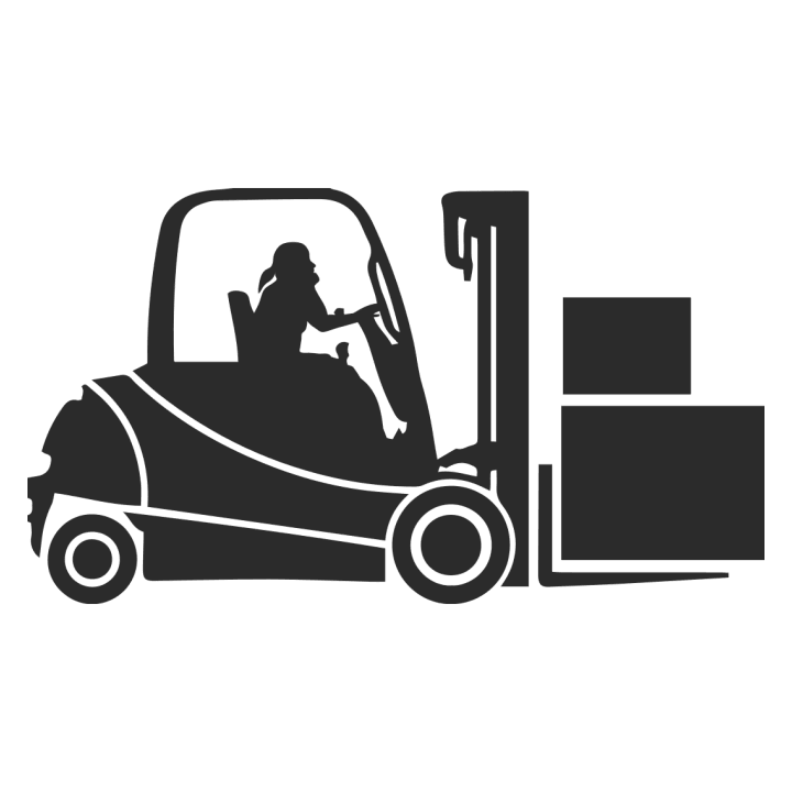 Forklift Truck Warehouseman Design Felpa con cappuccio da donna 0 image