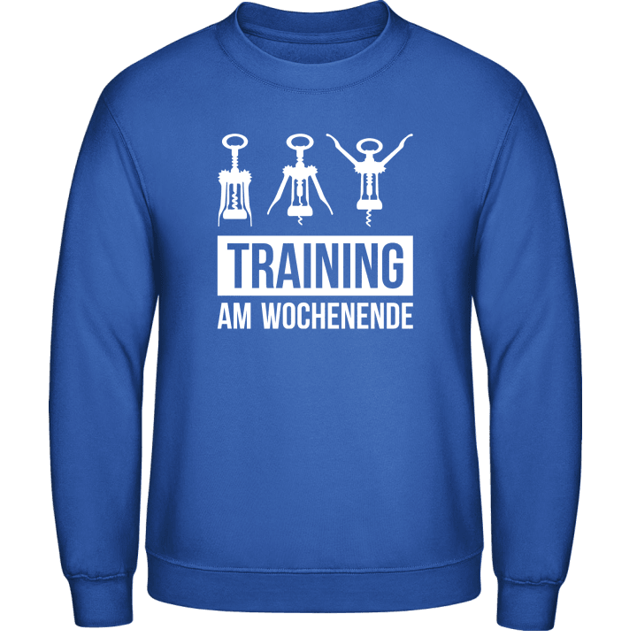 Training am Wochenende Sweatshirt contain pic