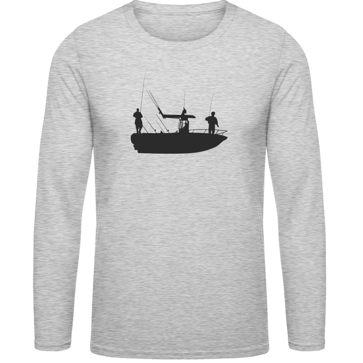 Fishing Boat T-shirt à manches longues contain pic