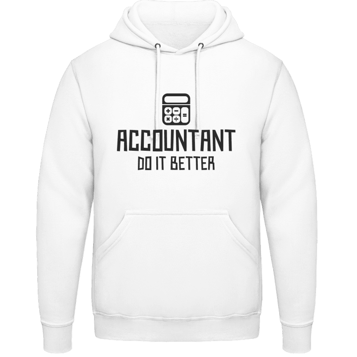 Accountant Do It Better Felpa con cappuccio contain pic