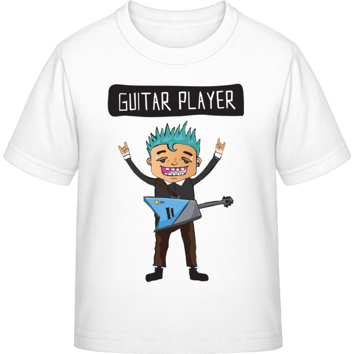 Guitar Player Character Maglietta per bambini contain pic