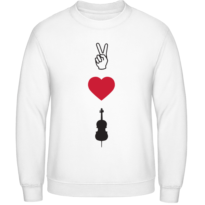 Peace Love Cello Sweatshirt contain pic