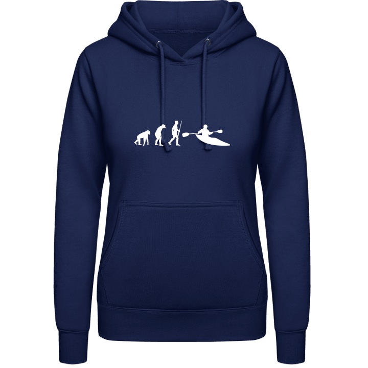 Kayaker Evolution Vrouwen Hoodie contain pic