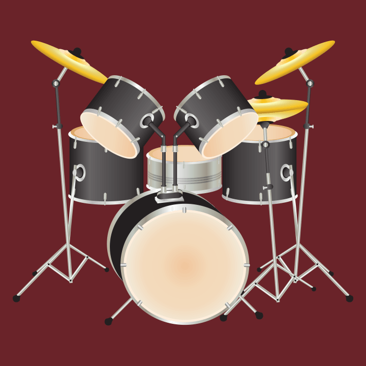 Drums Illustration Långärmad skjorta 0 image