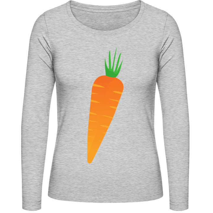 Carrot Vrouwen Lange Mouw Shirt contain pic