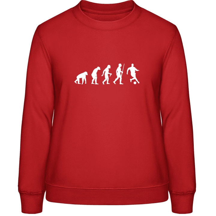 Football Soccer Evolution Women Sweatshirt contain pic